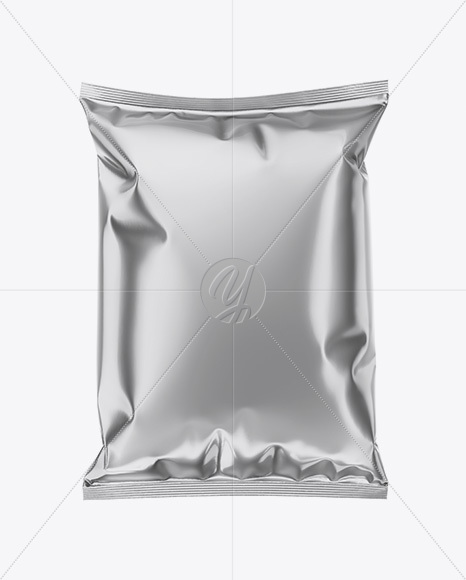 Metallic Snack Package Mockup