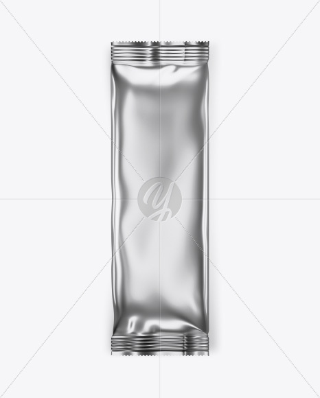 Metallic Sachet Stick Mockup