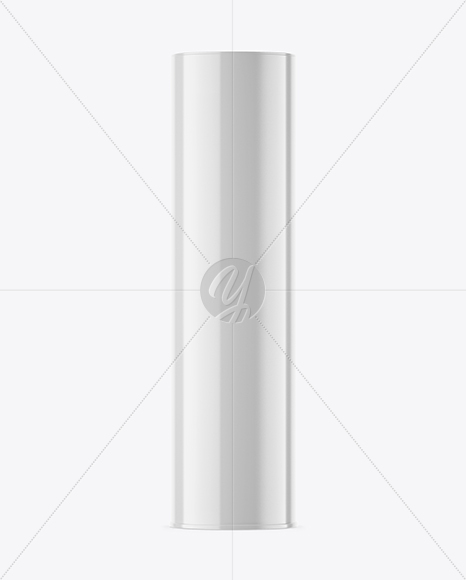 Glossy Paper Tube Mockup