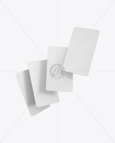 Matte Business Cards Mockup