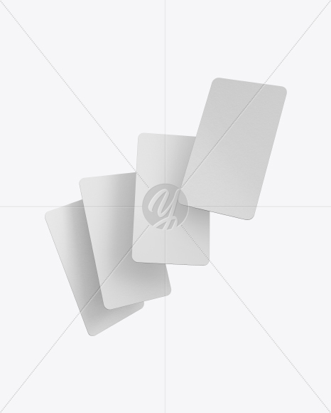 Textured Business Cards Mockup