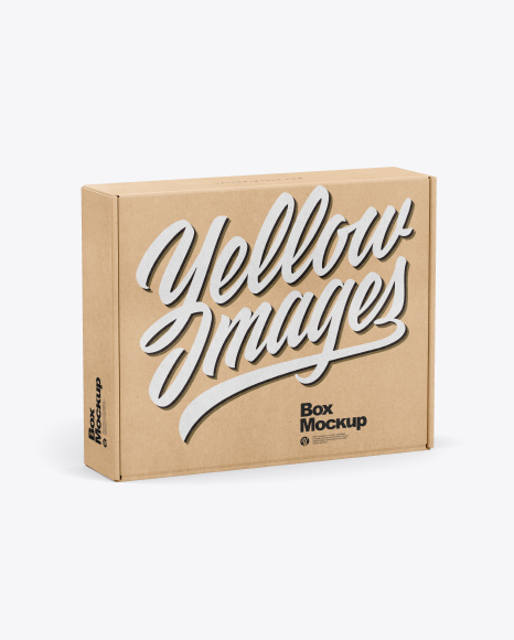 Kraft Box Mockup - Kraft+Box+with+Pasta+Mockup+-+Half+Side+View+Packaging+...