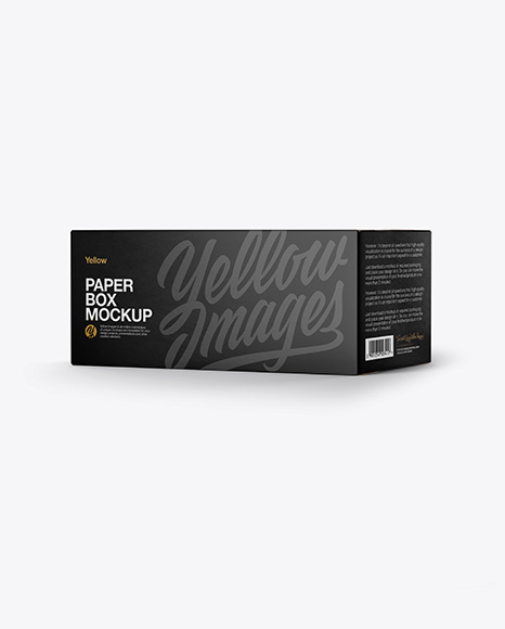 Paper Box Mockup