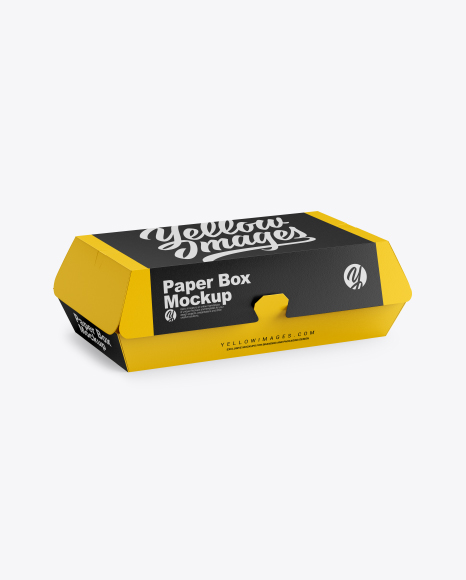 Paper Box Mockup