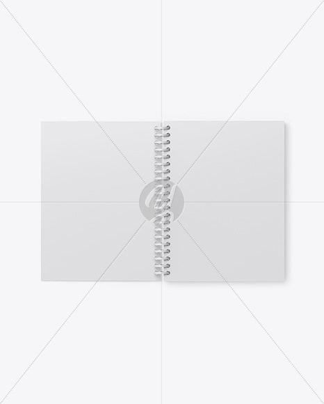 Opened Notebook Mockup