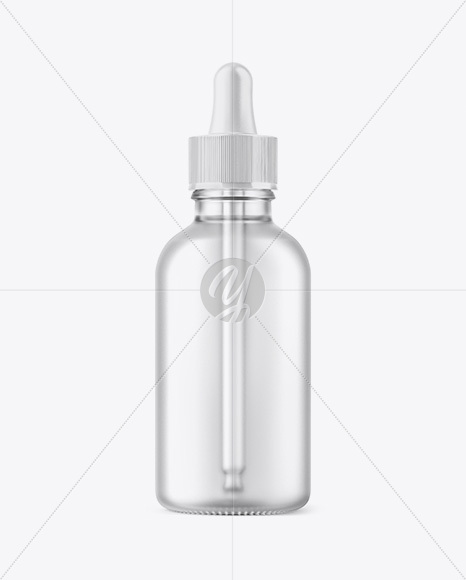 50ml Frosted Clear Glass Dropper Bottle