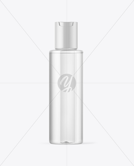 Clear Cosmetic Bottle Mockup