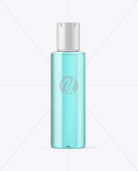 Clear Cosmetic Bottle Mockup