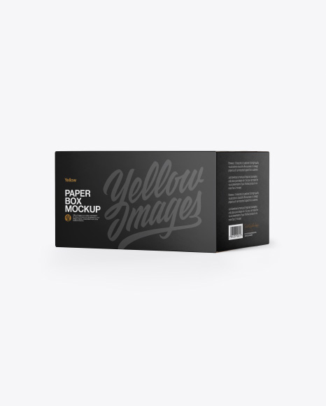 Paper Box Mockup