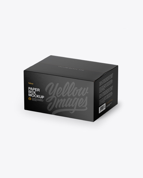 Paper Box Mockup