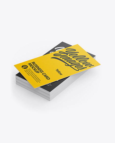 Stack of Business Cards Mockup - 3+Business+Card+Stacks+Mockup+Psd