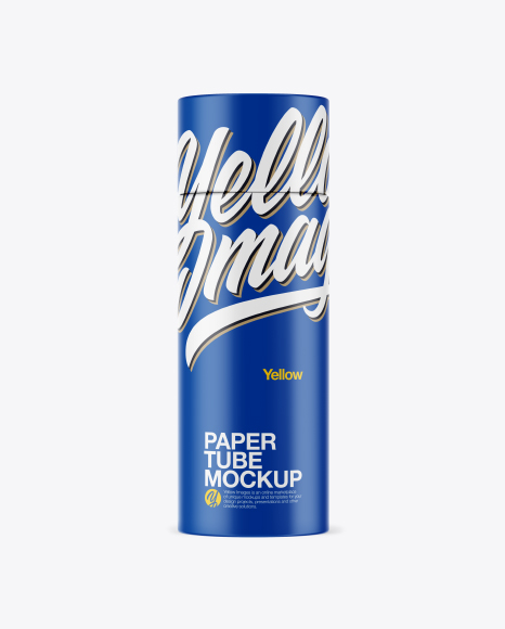 Matte Tube Mockup - Paper tube mockup