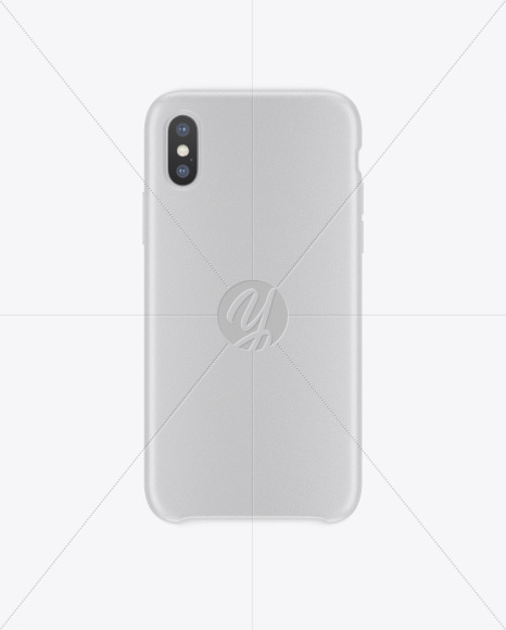 iPhone X Leather Case Mockup