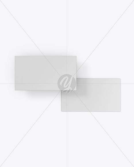 Two Textured Business Cards Mockup