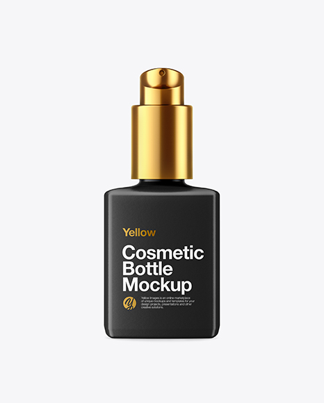 Plastic Cosmetic Bottle Mockup