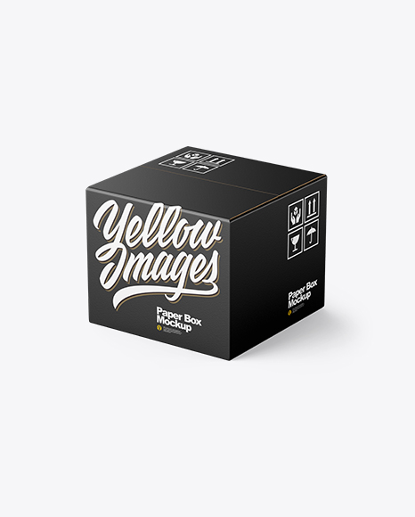 Paper Box Mockup