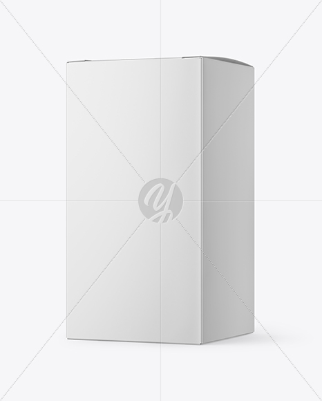 Glossy Paper Box Mockup