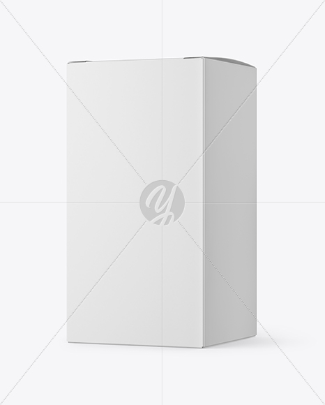 Matte Paper Box Mockup