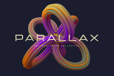 Parallax Abstract Shapes - Organic shapes