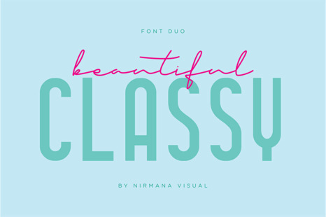 Classy Beautiful - Fonts