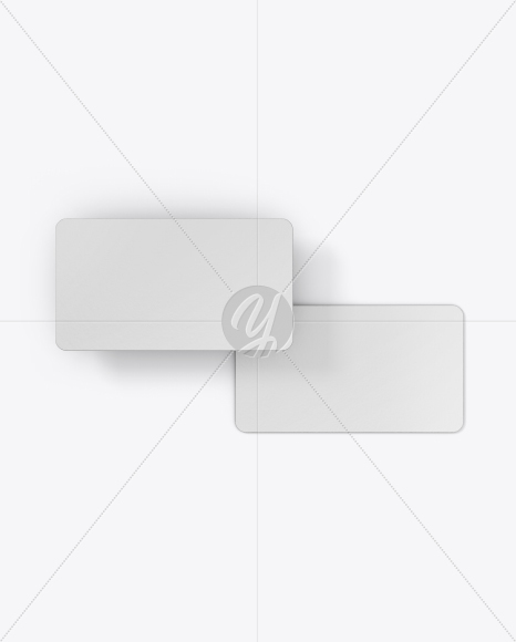 Two Textured Business Cards Mockup