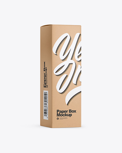 Paper Box Mockup