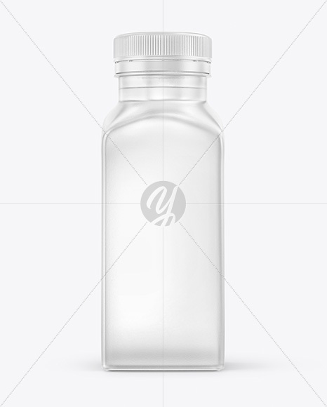 Square Water Bottle Mockup