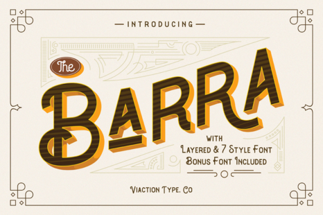 Barra Typeface - Ornaments