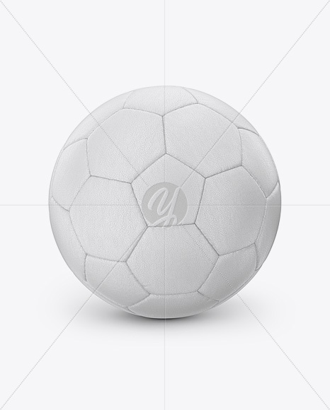 Leather Soccer Ball Mockup