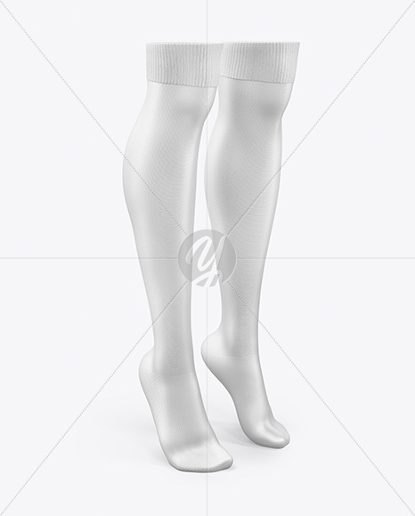 Two Long Socks Mockup