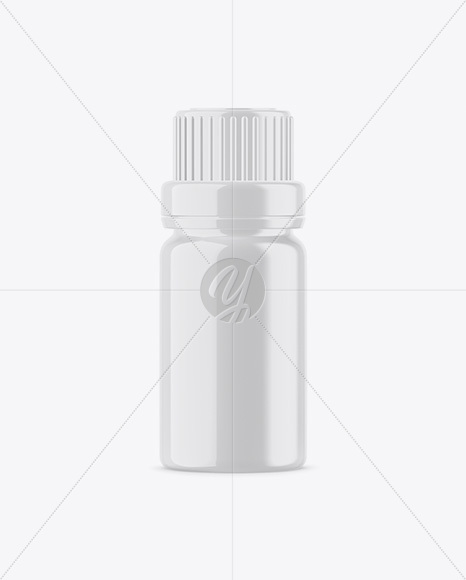 Glossy Oil Bottle Mockup Glossy Oil Bottle Mockup