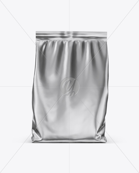 Metallic Bag Mockup - Front View