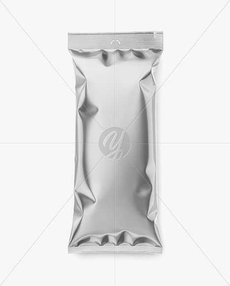 Metallic Snack Package Mockup