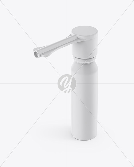 Matte Spray Bottle Mockup