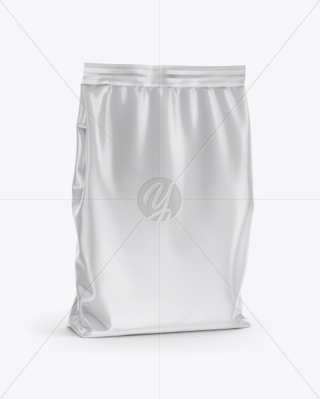 Glossy Bag Mockup - Half Side View