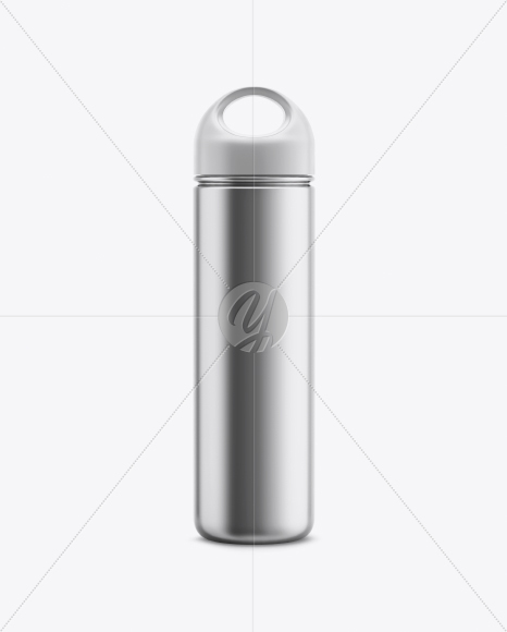 Metallic Bottle Mockup