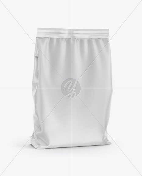 Matte Bag Mockup - Half Side View