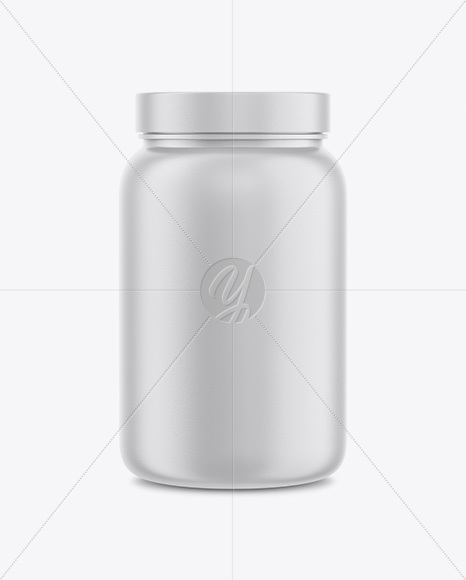 Matte Protein Jar Mockup