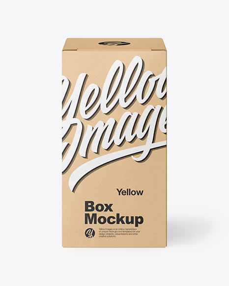 Kraft Paper Box Mockup