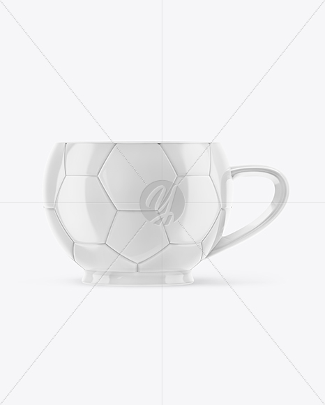 Glossy Soccer Mug Mockup Glossy Soccer Mug Mockup