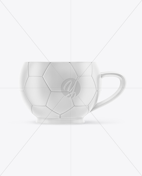 Matte Soccer Mug Mockup