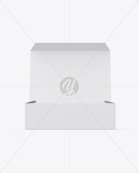 Opened Paper Box Mockup Opened Paper Box Mockup