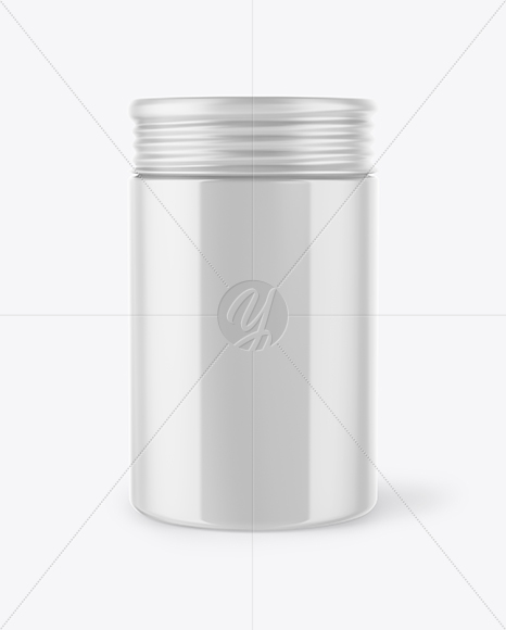 Glossy Storage Jar Mockup