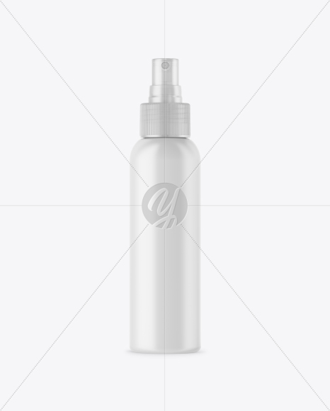 Matte Spray Bottle Mockup