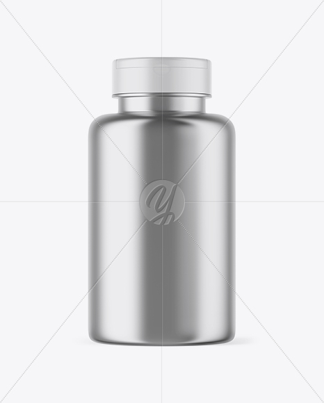 Metallic Plastic Jar Mockup Metallic Plastic Jar Mockup