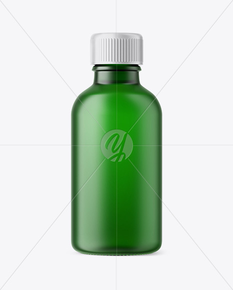 50ml Frosted Green Glass Сosmetic Bottle