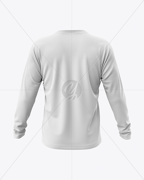 Men’s Raglan Long Sleeve T-Shirt Mockup