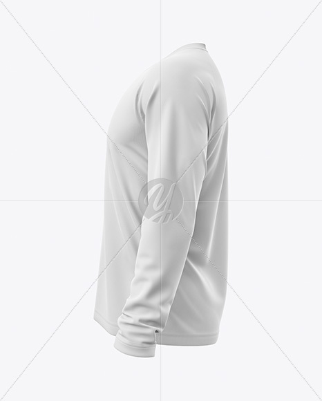 Men’s Raglan Long Sleeve T-Shirt Mockup