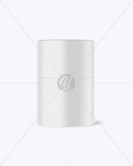 Matte Round Box Mockup