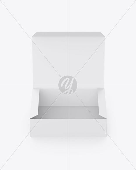 Opened Paper Box Mockup Opened Paper Box Mockup